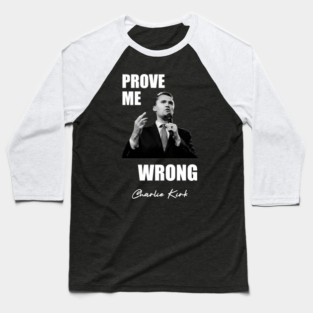 Charlie Kirk tribute 3 Baseball T-Shirt