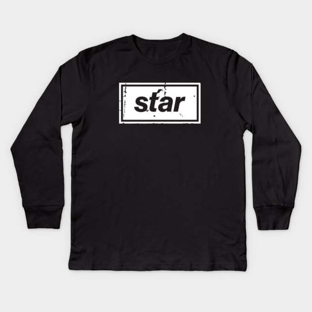 Star - Oasis Mancunian Indie Anthem Kids Long Sleeve T-Shirt by Butter Creative