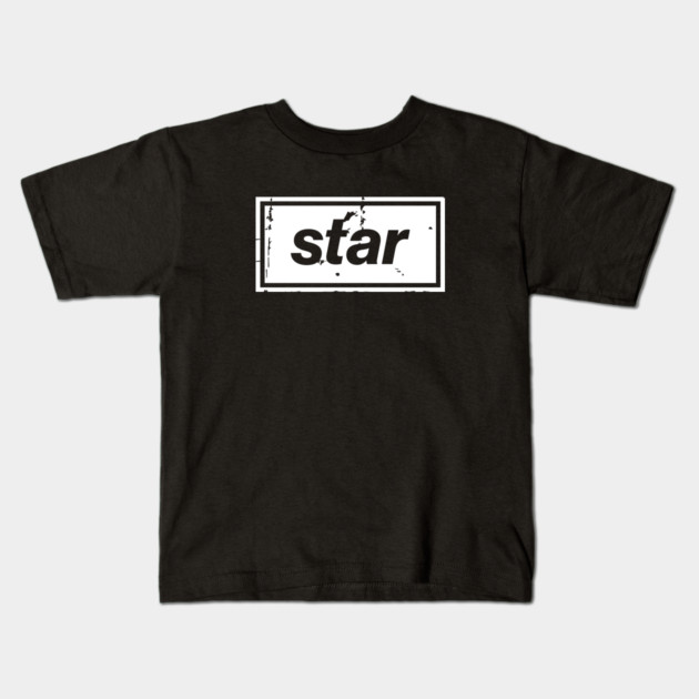 Star - Oasis Mancunian Indie Anthem Kids T-Shirt by Butter Creative