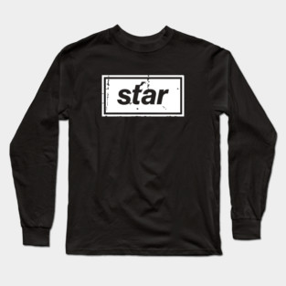Star - Oasis Mancunian Indie Anthem Long Sleeve T-Shirt