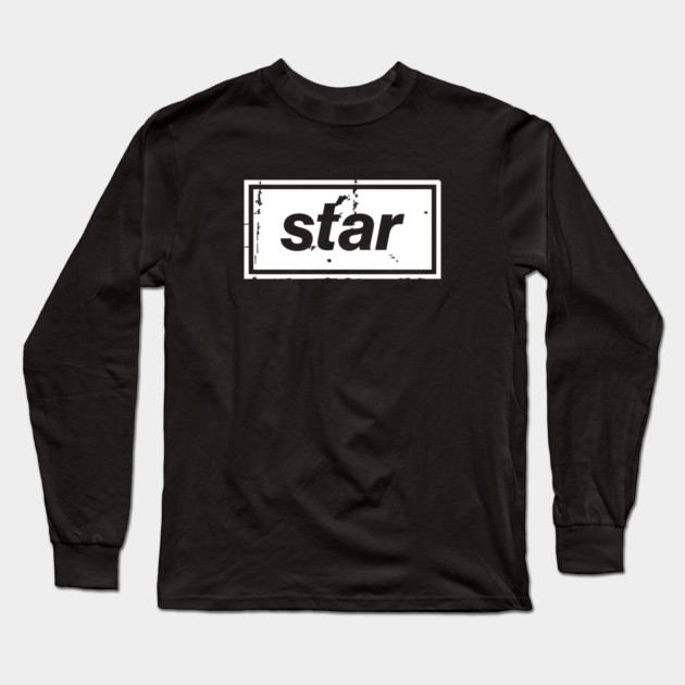 Star - Oasis Mancunian Indie Anthem Long Sleeve T-Shirt by Butter Creative