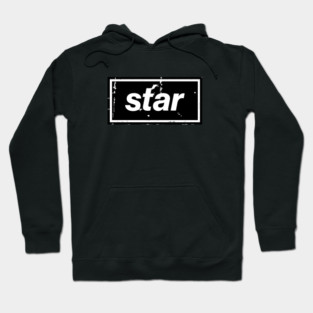 Star - Oasis Mancunian Indie Anthem Black Hoodie