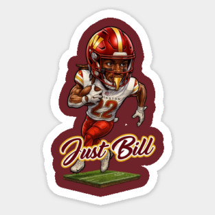 Commanders Bill Sticker