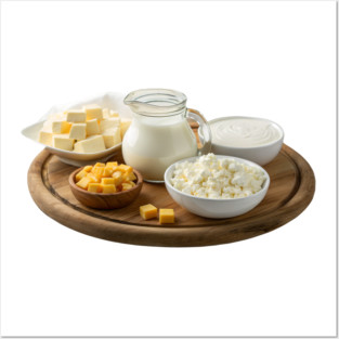 Assorted Dairy Products Posters and Art