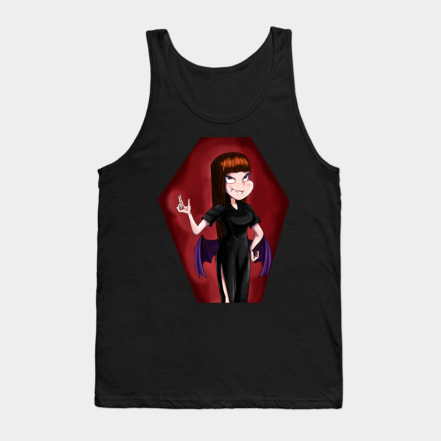 Vampire lady Tank Top by droidmonkey