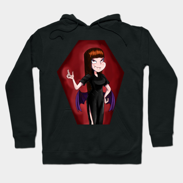 Vampire lady Hoodie by droidmonkey