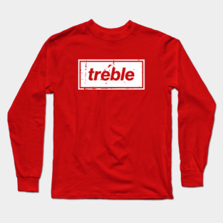 United Treble Football Oasis Indie Music Manchester White Long Sleeve T-Shirt