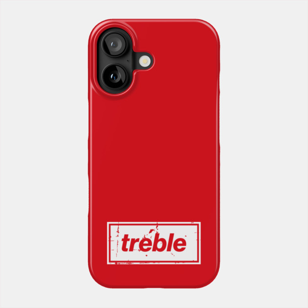 United Treble Football Oasis Indie Music Manchester White Phone Case by Butter Creative