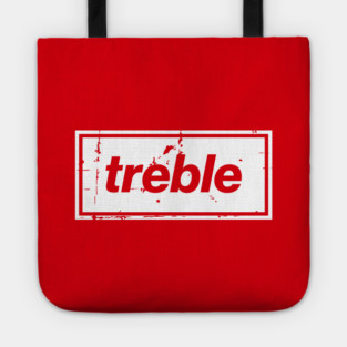 United Treble Football Oasis Indie Music Manchester White Tote