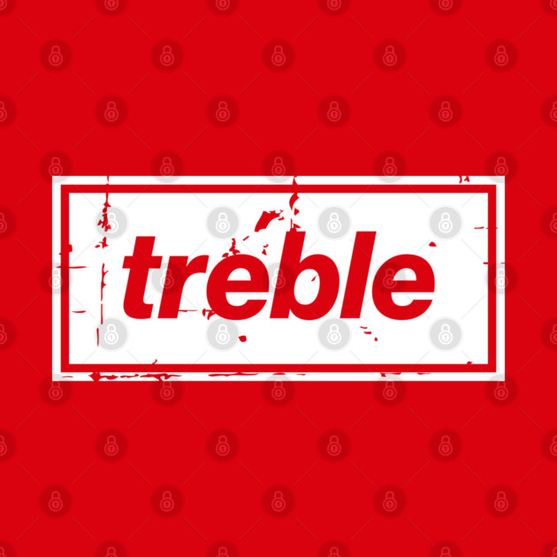 United Treble Football Oasis Indie Music Manchester White by Butter Creative