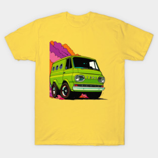 Econoline Retro 70s Style Van Design T-Shirt