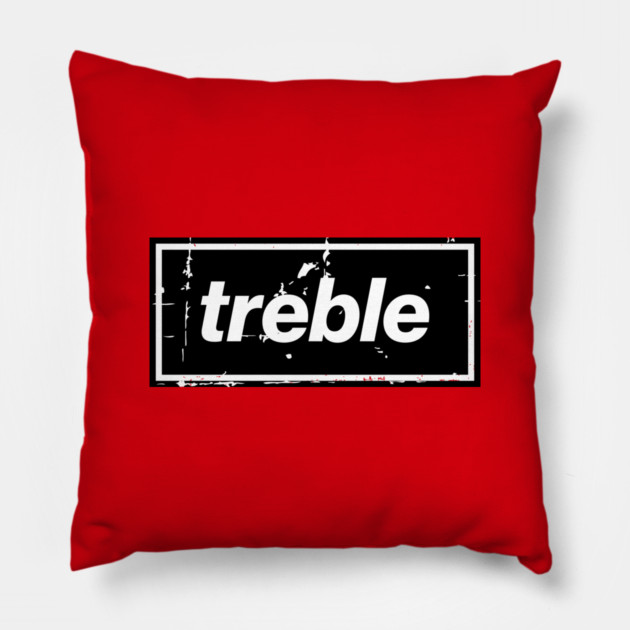 United Treble Football Oasis Indie Music Manchester Pillow by Butter Creative
