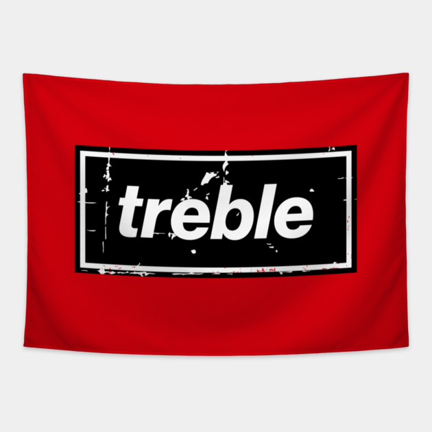 United Treble Football Oasis Indie Music Manchester Tapestry by Butter Creative