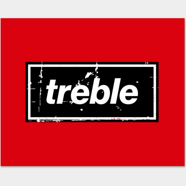 United Treble Football Oasis Indie Music Manchester Wall Art by Butter Creative