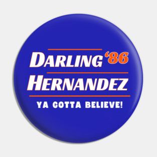 New York Mets Ron Darling Keith Hernandez 1986 Pin
