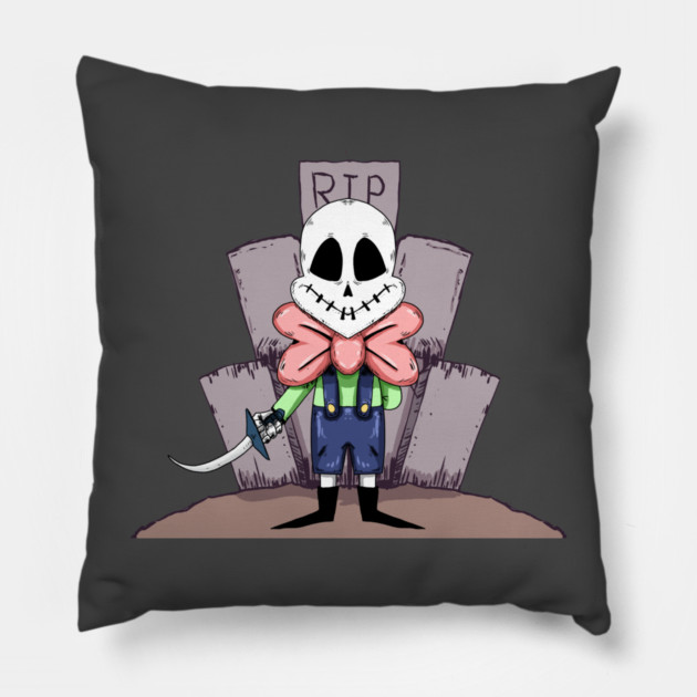 Skull Boi Pillow by droidmonkey