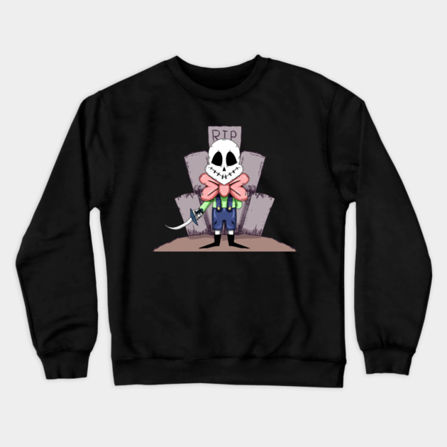 Skull Boi Crewneck Sweatshirt by droidmonkey