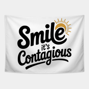 Smile It’s Contagious Tapestry