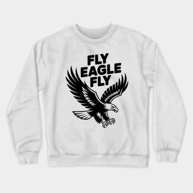 Fly Eagle Fly Crewneck Sweatshirt by Frank Ring