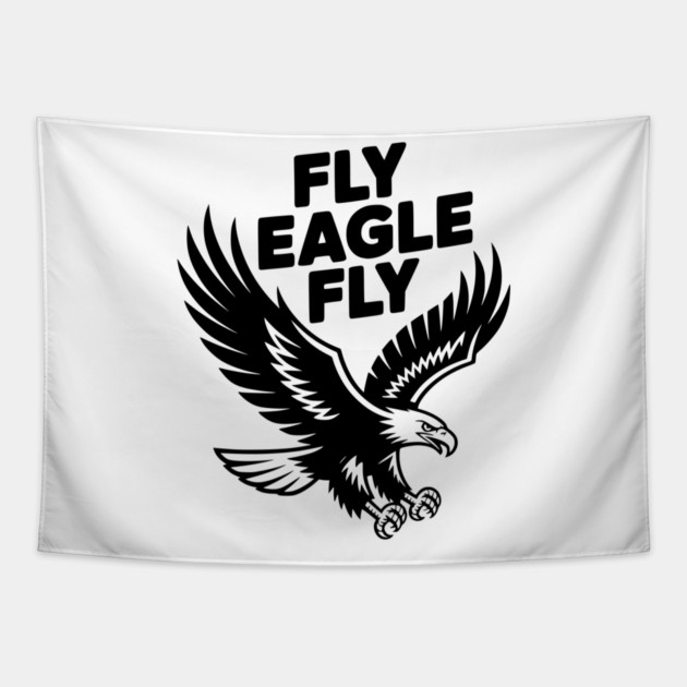 Fly Eagle Fly Tapestry by Frank Ring