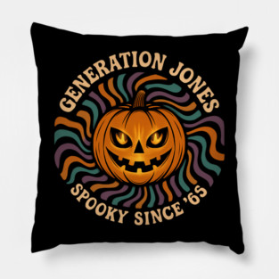 generation jones pumpkin halloween Pillow