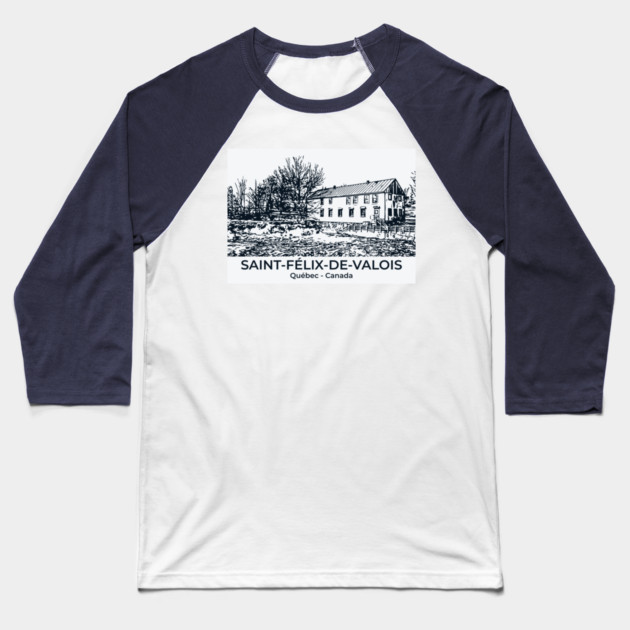 Saint-Félix-de-Valois - Québec Baseball T-Shirt by Lakeric