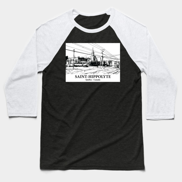 Saint-Hippolyte - Québec Baseball T-Shirt by Lakeric