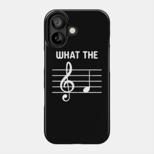 What The F Fuck - Musical Note Phone Case