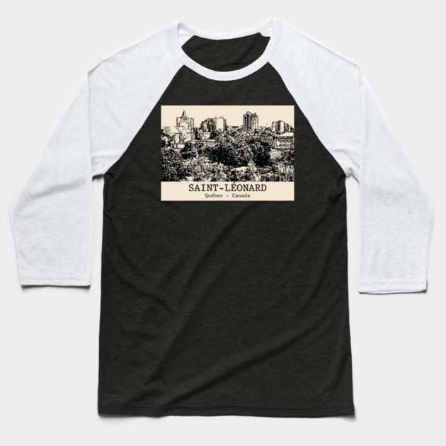 Saint-Léonard - Québec Baseball T-Shirt by Lakeric