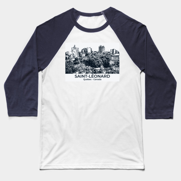 Saint-Léonard - Québec Baseball T-Shirt by Lakeric