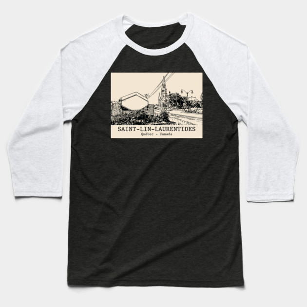 Saint-Lin–Laurentides - Québec Baseball T-Shirt by Lakeric
