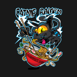 Catnip Ramen Cat T-Shirt