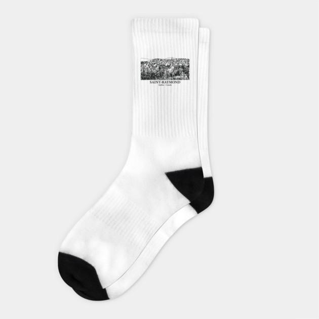 Saint-Raymond - Québec Socks by Lakeric