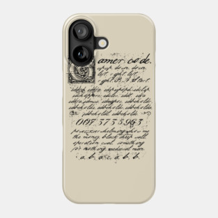 The Gamer Code Phone Case