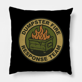 dumpster-fire-response-team Pillow