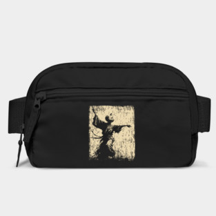 Samurai With Jack O'Lantern Mask Vintage Style Bag