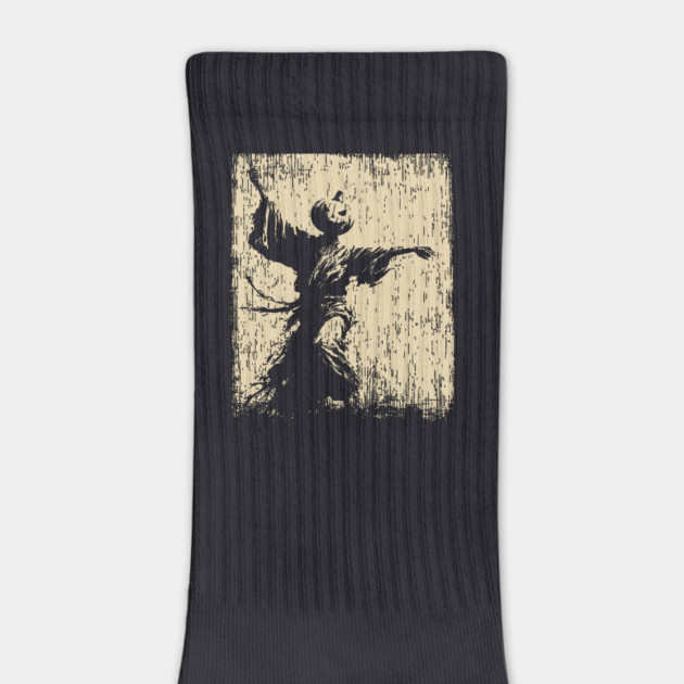 Samurai With Jack O'Lantern Mask Vintage Style by TuncGK