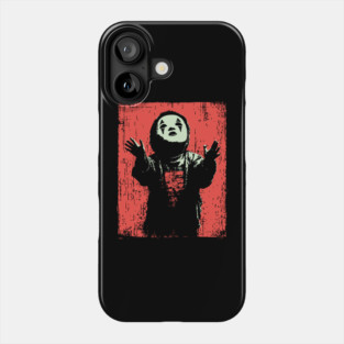 Creepy Child in Oni Mask Phone Case