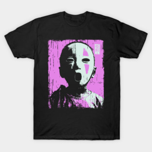 Masked Child With Purple Highlights T-Shirt