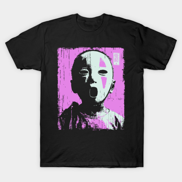Masked Child With Purple Highlights T-Shirt by TuncGK