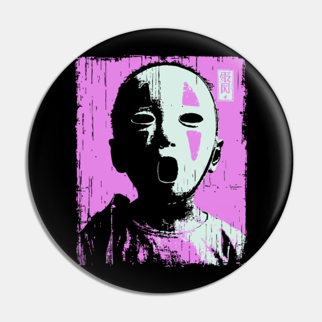 Masked Child With Purple Highlights Pin by TuncGK