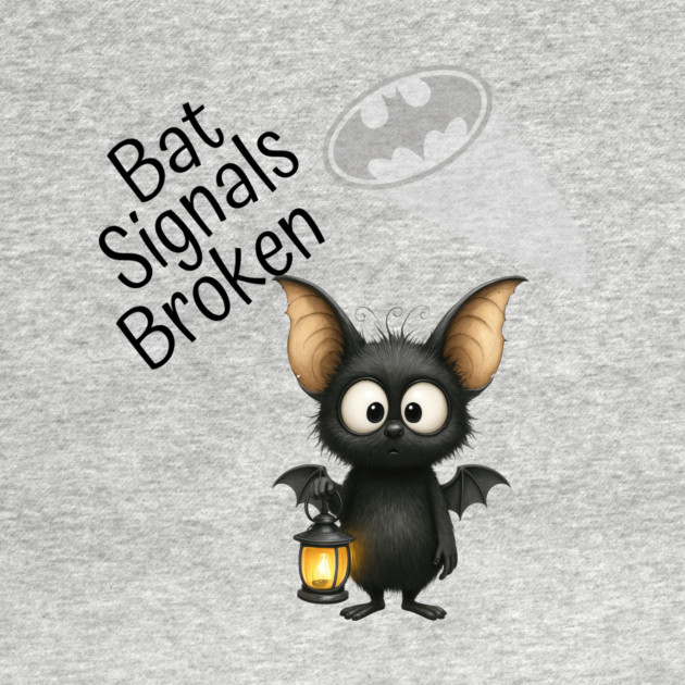 Cute Bat with Lantern Funny Halloween Costume Art by Kathy Hawke