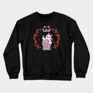 leo ghost Crewneck Sweatshirt
