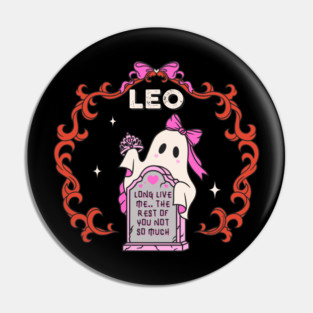 leo ghost Pin