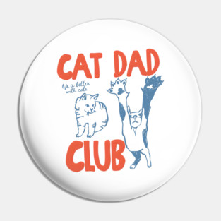 Cat-Dad-Club Pin