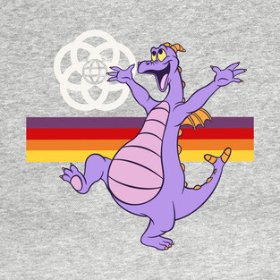 Happy little purple dragon of imagination T-Shirt