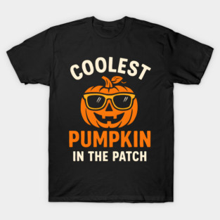 Coolest Pumpkin in the Patch Halloween Graphic T-Shirt