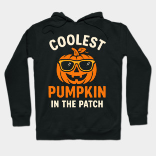 Coolest Pumpkin in the Patch Halloween Graphic Hoodie