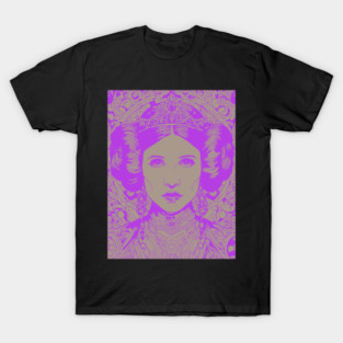 Leia Princess Illustration - Iconic Star Wars Character Art T-Shirt