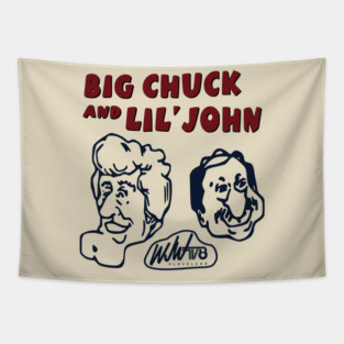 Big Chuck and Lil’ John - Cleveland Horror Host Series Tapestry